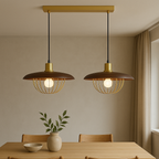 Lampada a sospensione in legno nordico