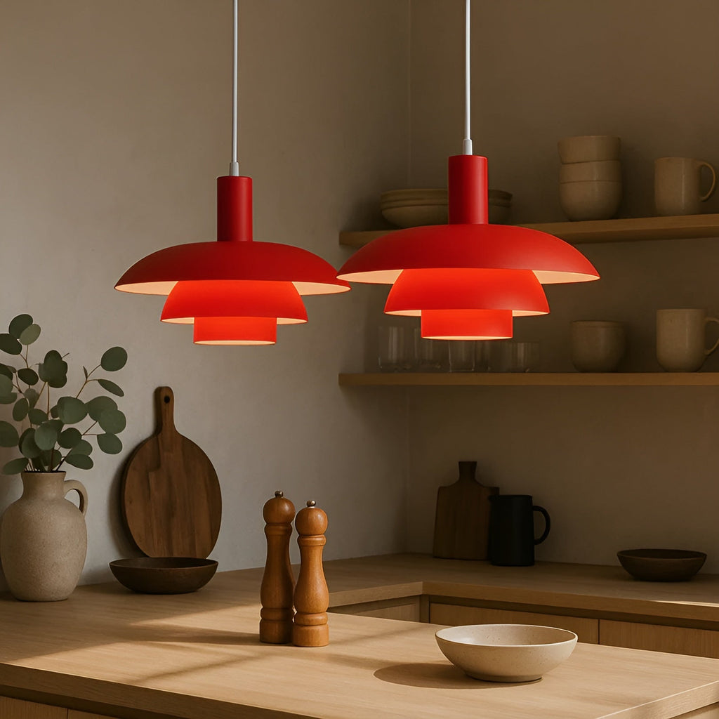 Lampada a sospensione in design danese – Semplice e stilosa per sala da pranzo e soggiorno
