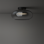 Trinity 14-in Semi-Flush Mount