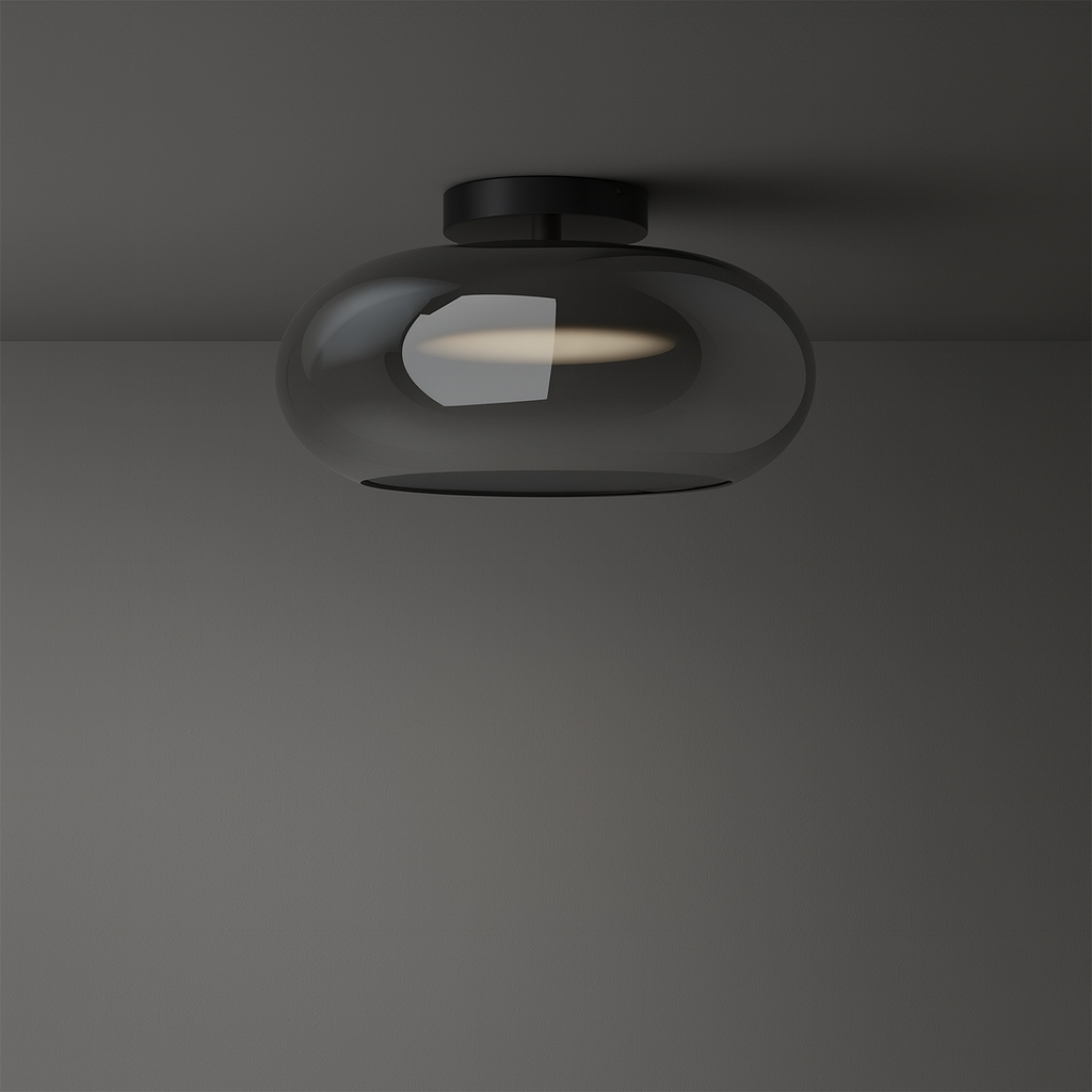 Trinity 14-in Semi-Flush Mount