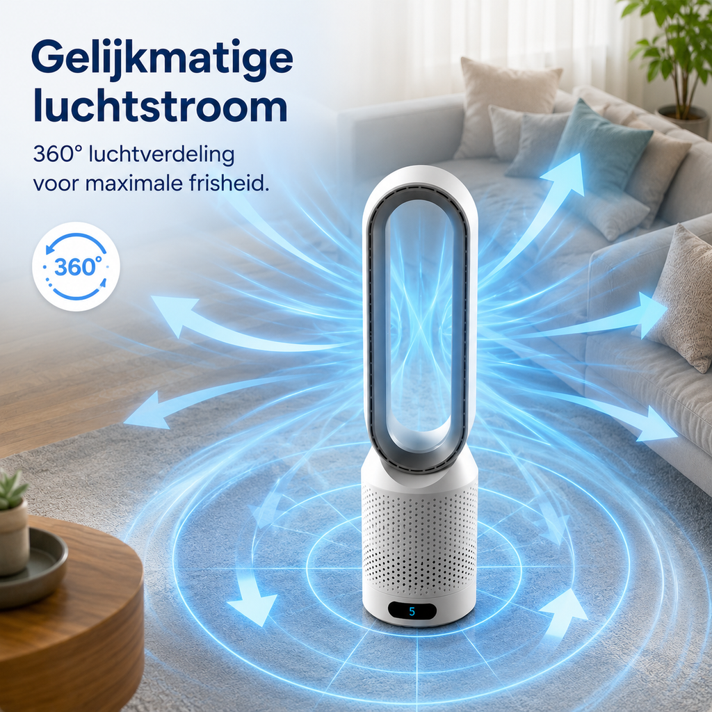 AirPure - Raffreddatore d'aria 3-in-1 - Purifica e Ionizza