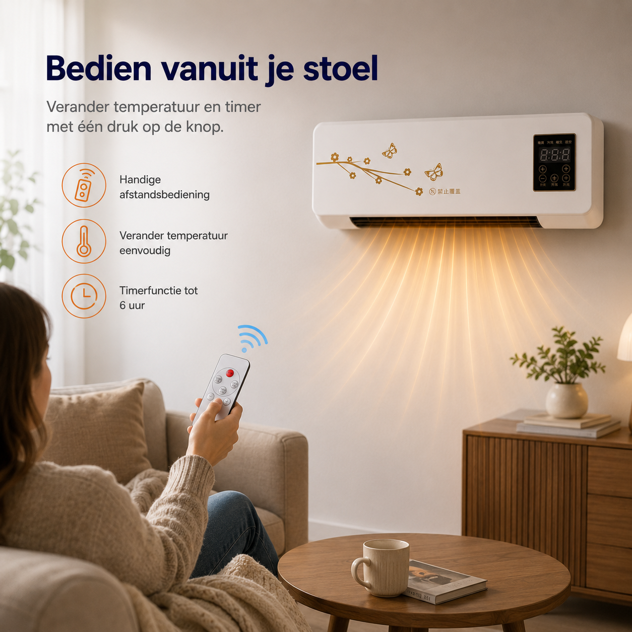 CoolBreeze Mini Air Circulator | Circolazione dell'aria efficiente per il massimo comfort