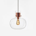 Cimbera Lampada a sospensione – Vetro – Trasparente/Grigio fumé/Ambra – Ø30 cm – Design moderno