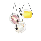 Cindezzo Lampada a sospensione – Vetro – Trasparente/Fumè/Colore – Moderna – Ideale per sala da pranzo e soggiorno
