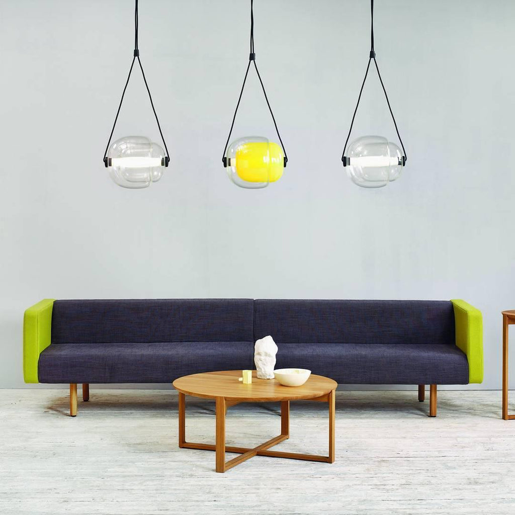 Cindezzo Lampada a sospensione – Vetro – Trasparente/Fumè/Colore – Moderna – Ideale per sala da pranzo e soggiorno