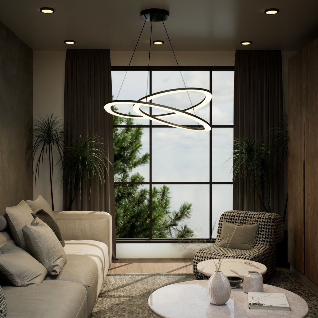 Pendente LED a Loop Circolare