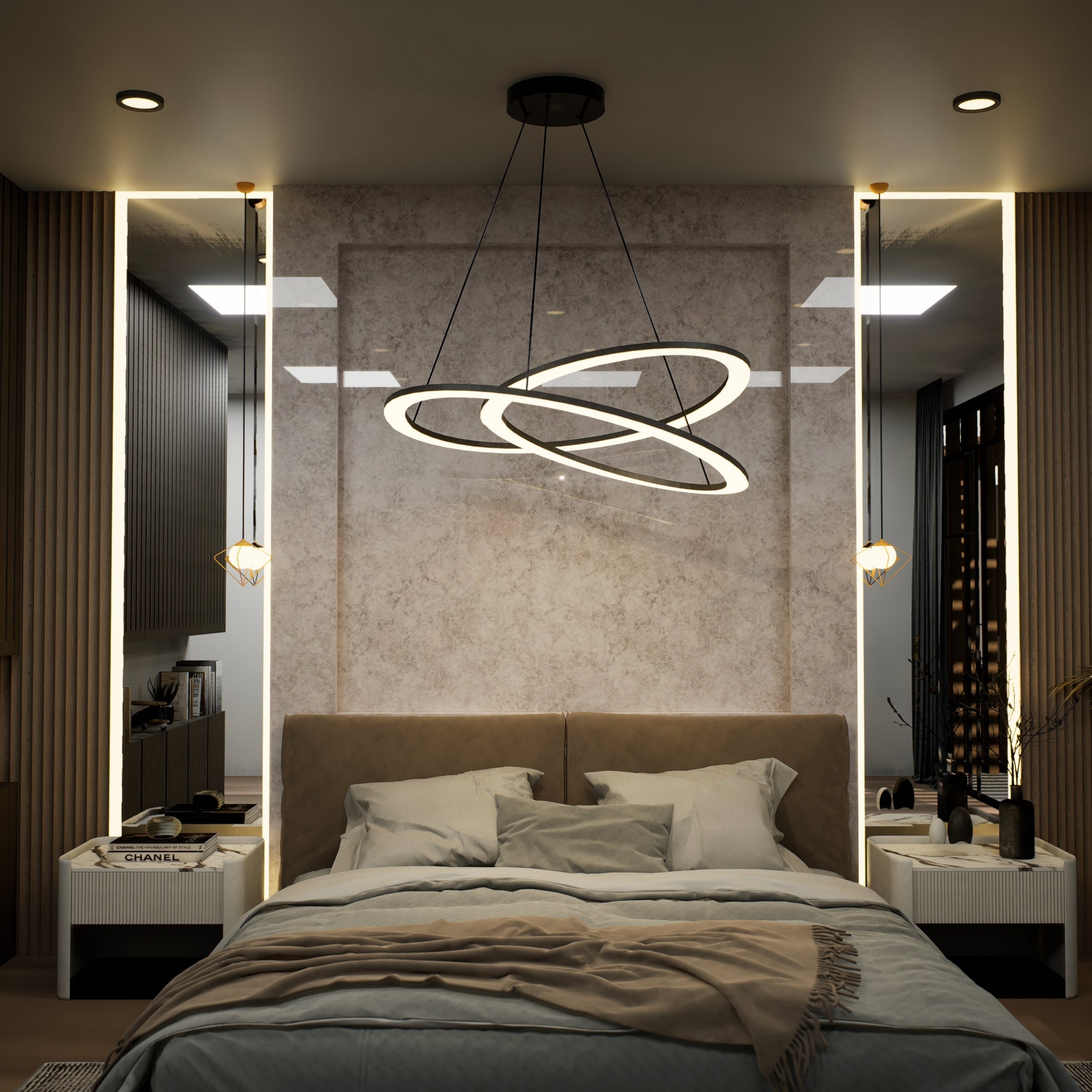 Pendente LED a Loop Circolare