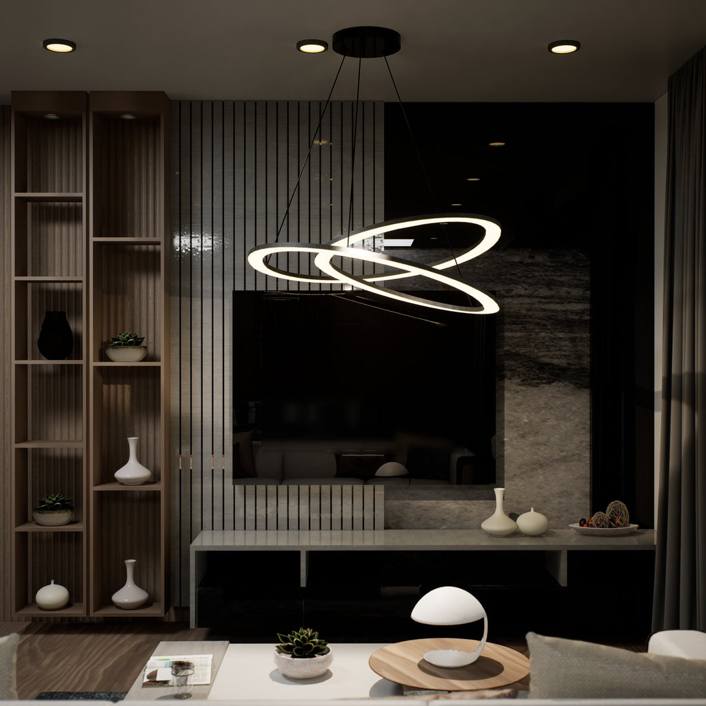 Pendente LED a Loop Circolare