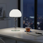 OCS - Lampada da tavolo di design con paralume in vetro
