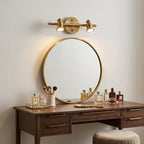 Lampada da Parete in Ottone Halophane