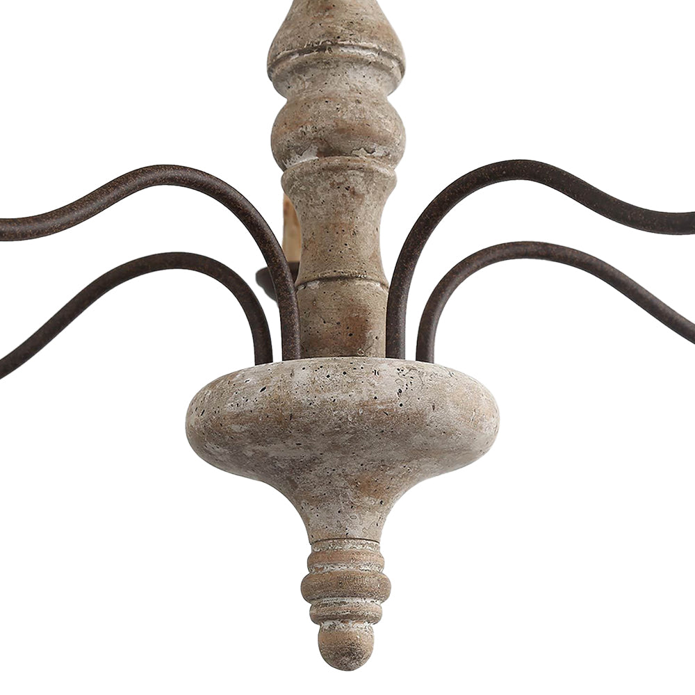 Lampadario a Candela in Stile Classico con 5 Luci