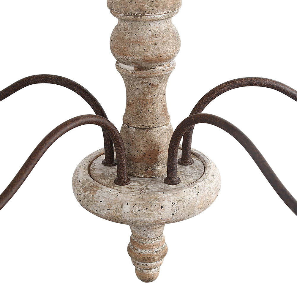 Lampadario a Candela in Stile Classico con 5 Luci