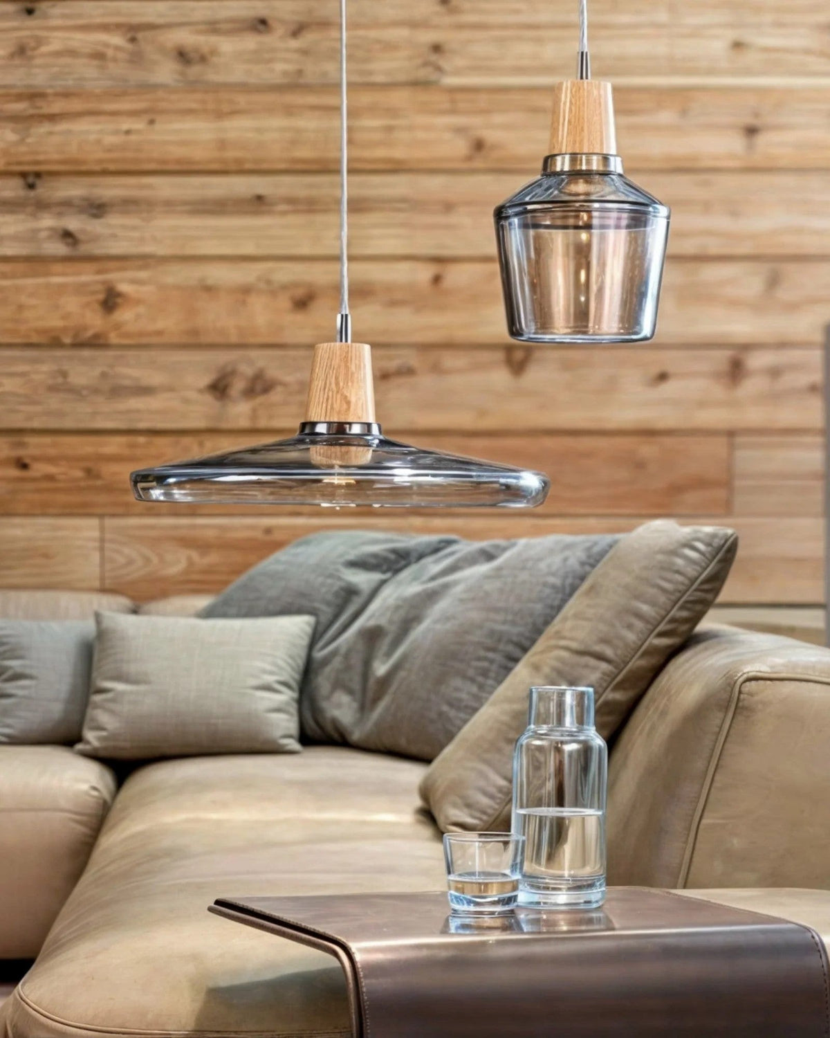 WoodenHalo Light – Moderna lampada a sospensione LED