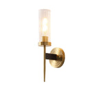 Eleganza Moderna Applique in Vetro a Cilindro