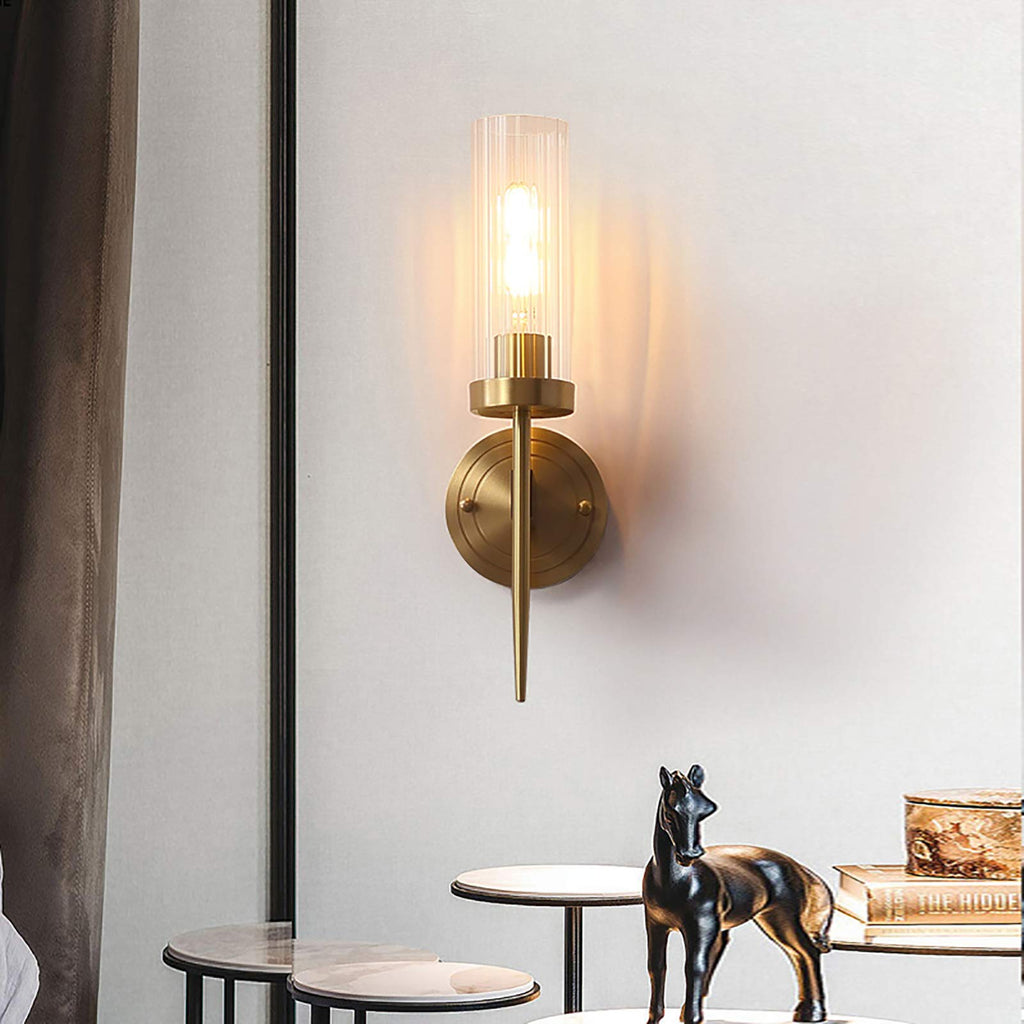 Eleganza Moderna Applique in Vetro a Cilindro