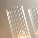 Eleganza Moderna Applique in Vetro a Cilindro