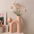 Vaso da Fiori in Ceramica a Forma di Gatto Clem Marble