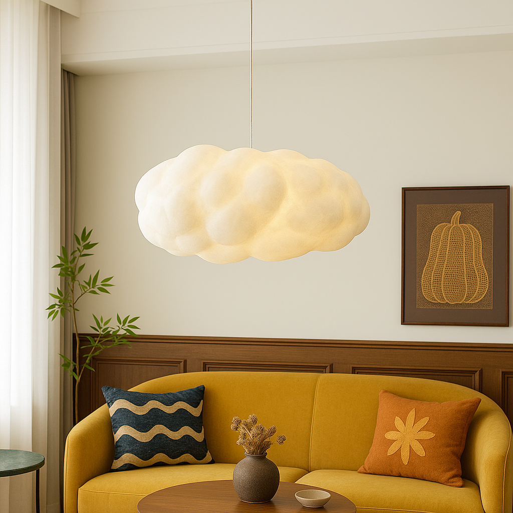 Lampada a Sospensione Cloud Moderna Bianca