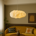 Lampada a sospensione a forma di nuvola con paralume bianco morbido