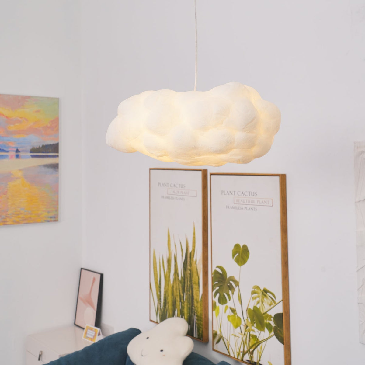 Lampada a sospensione nuvolosa