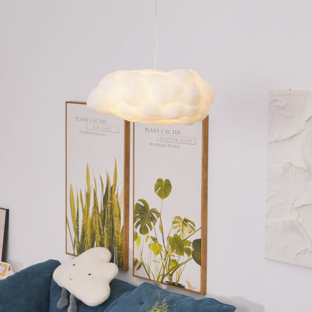 Lampada a sospensione nuvolosa