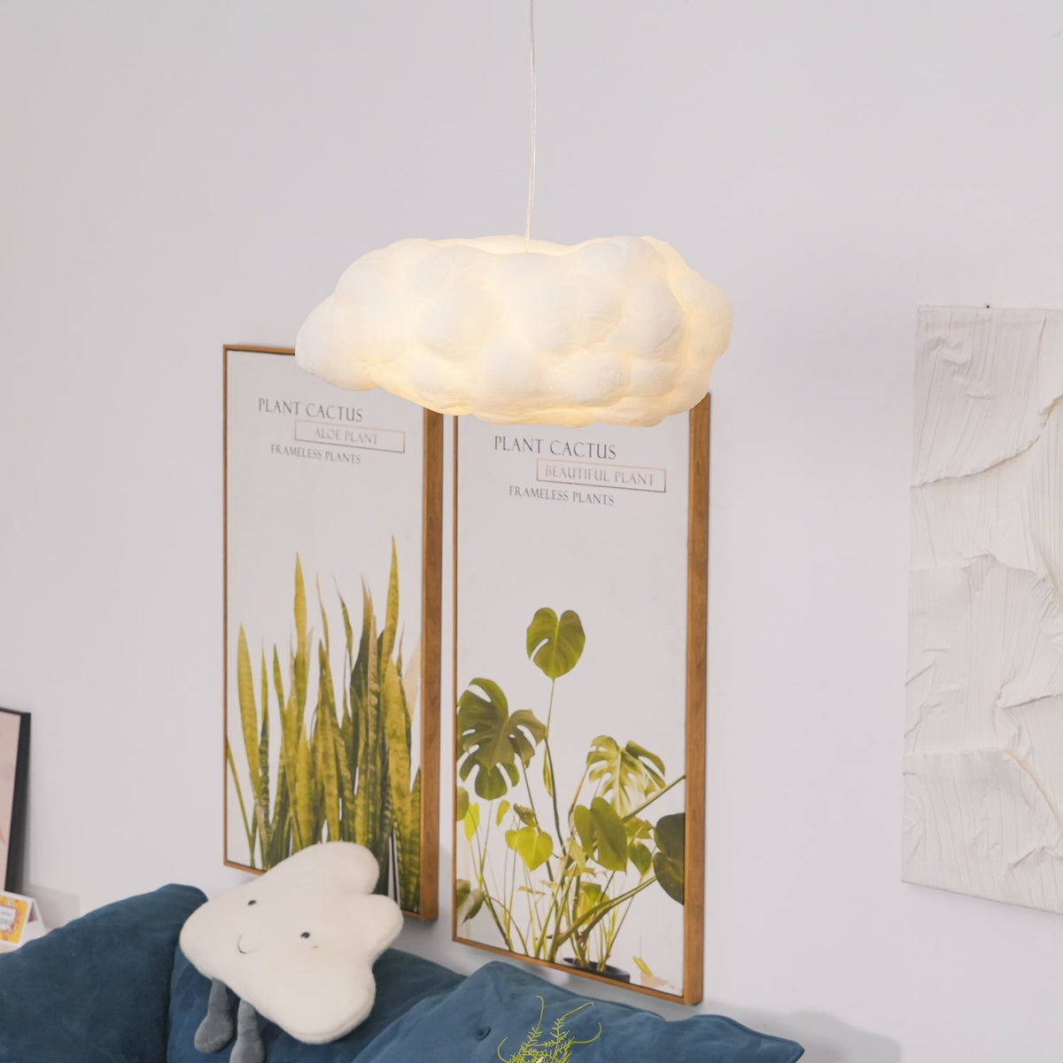 Lampada a sospensione nuvolosa