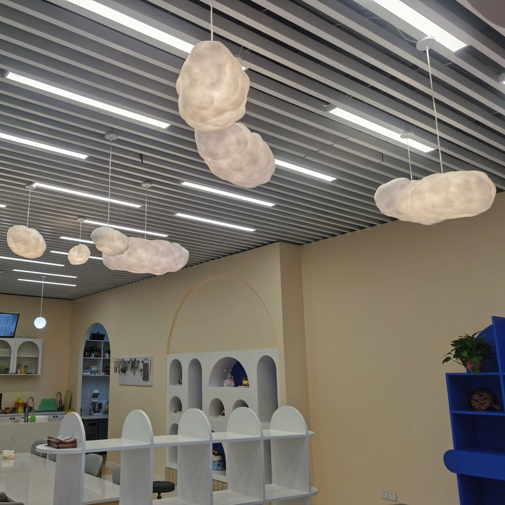 Lampada a sospensione nuvolosa