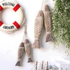 Appendi pesce in legno costiero