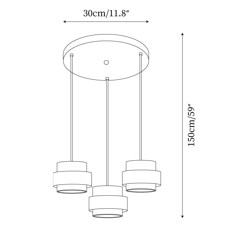 Lampadario Perra in Travertino