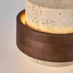 Lampadario Perra in Travertino