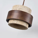 Lampadario Perra in Travertino