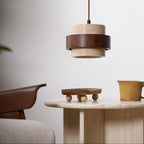 Lampadario Perra in Travertino