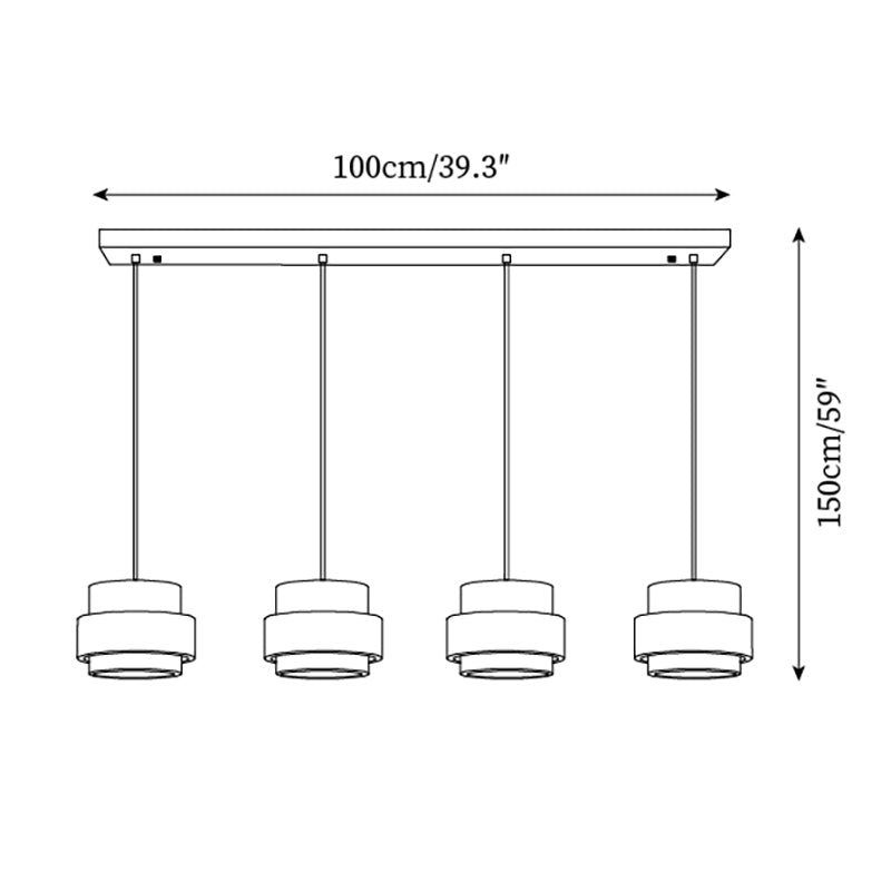 Lampadario Perra in Travertino