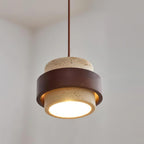 Lampadario Perra in Travertino