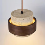 Lampadario Perra in Travertino