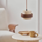 Lampadario Perra in Travertino