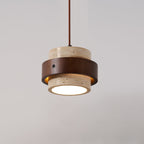 Lampadario Perra in Travertino