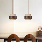 Lampadario Perra in Travertino