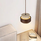 Lampadario Perra in Travertino