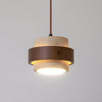 Lampadario Perra in Travertino