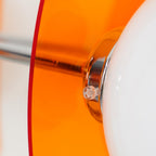 Lampadario in Vetro Arancione Prism Creativity Sputnik