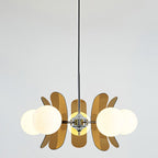 Lampadario in Vetro Arancione Prism Creativity Sputnik