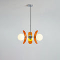 Lampadario in Vetro Arancione Prism Creativity Sputnik