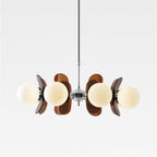 Lampadario in Vetro Arancione Prism Creativity Sputnik