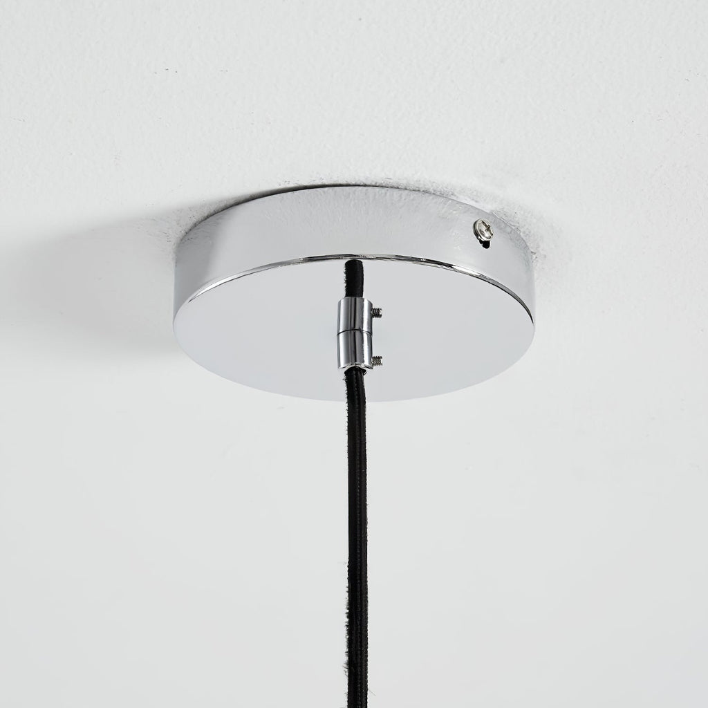 Lampadario in Vetro Arancione Prism Creativity Sputnik