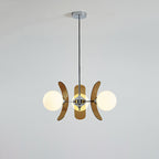 Lampadario in Vetro Arancione Prism Creativity Sputnik