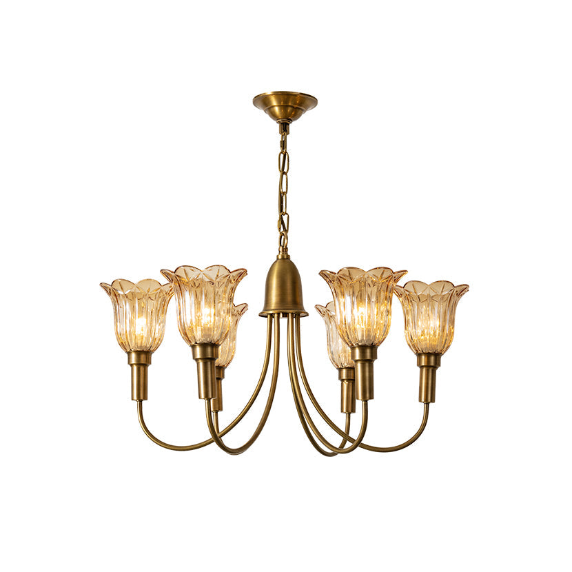 Lampadario in Ottone Columbia