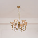 Lampadario in Ottone Columbia