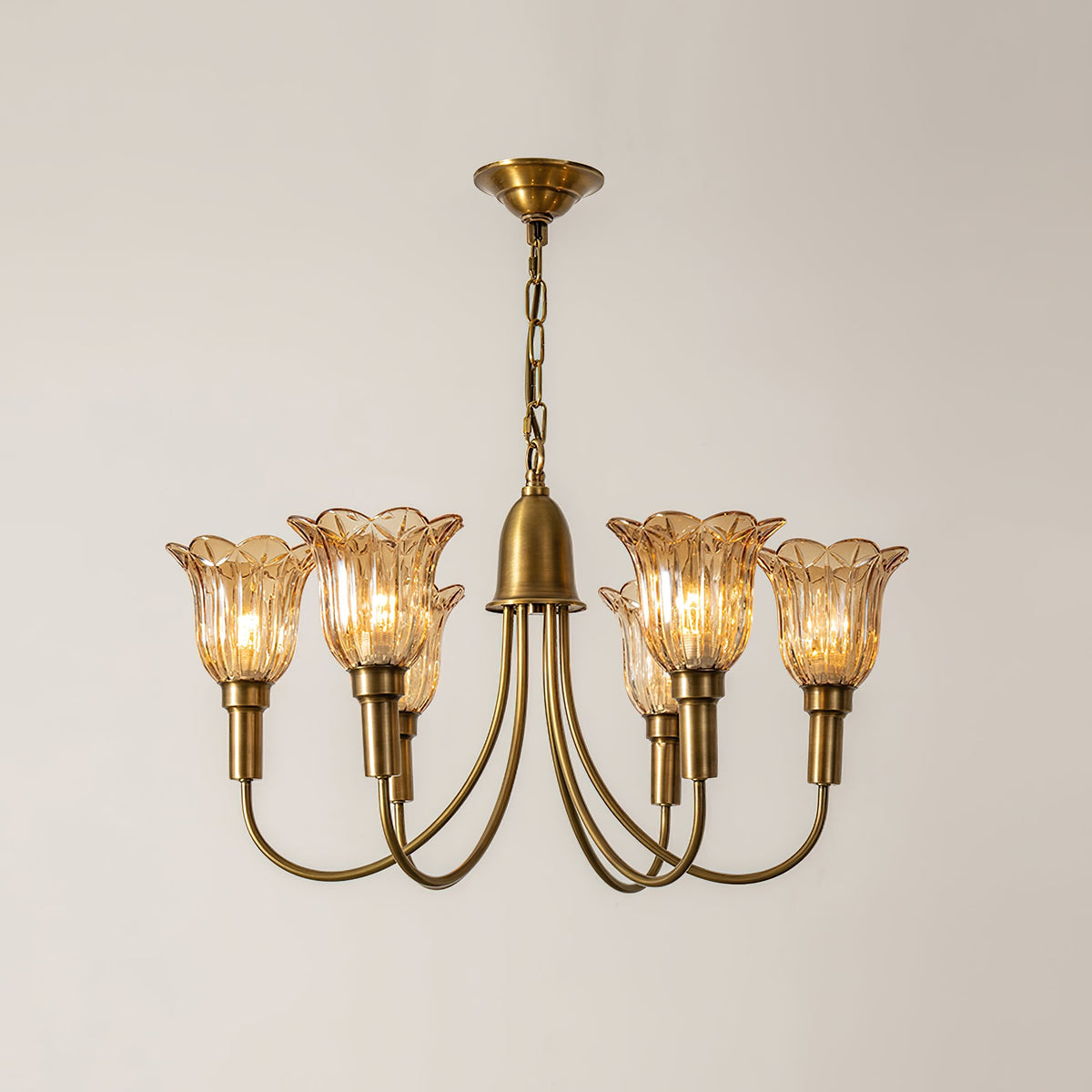 Lampadario in Ottone Columbia