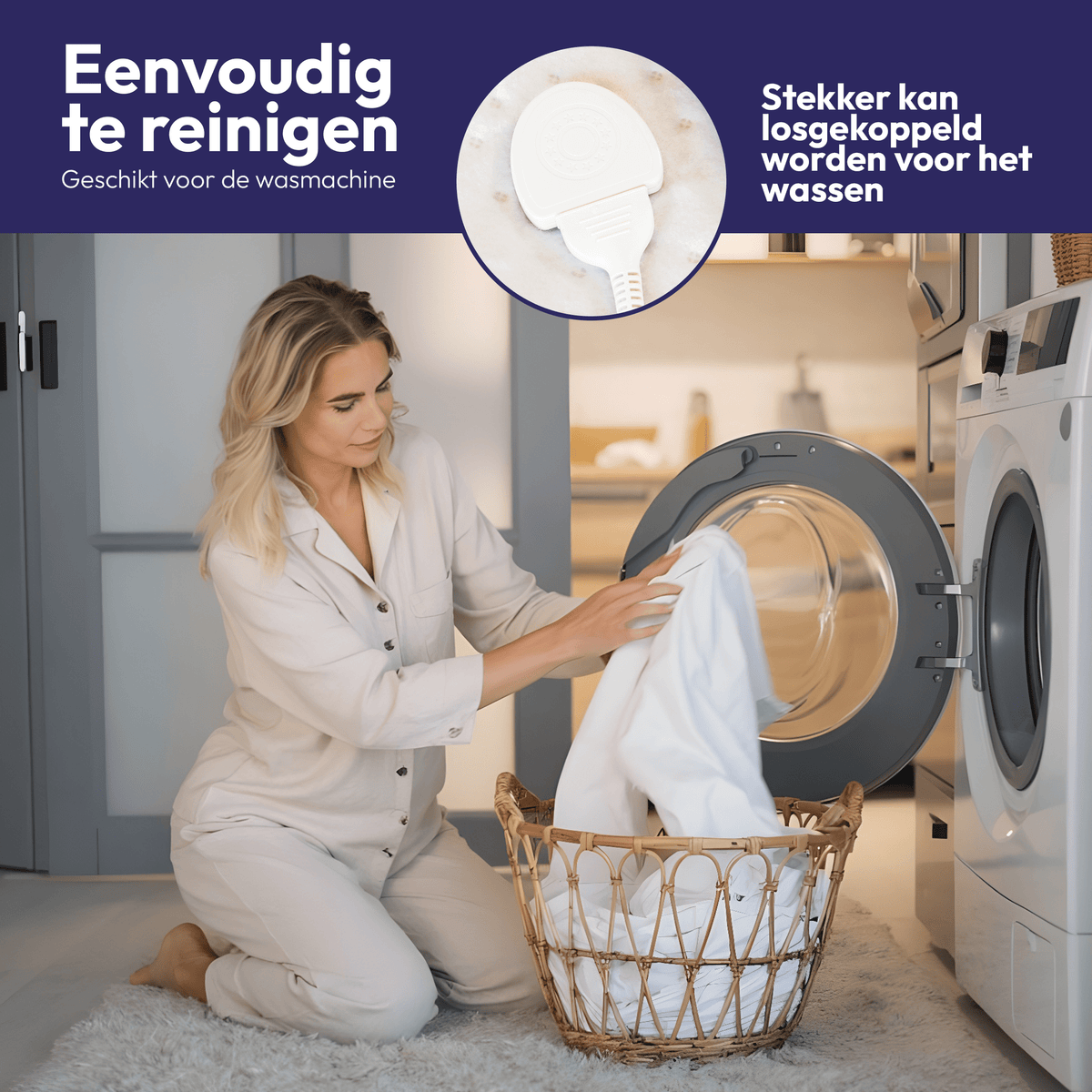 Coperte Elettriche 190 x 90 cm – Con Zona Piedi Separata